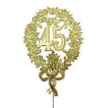 Artículo Números de aniversario dorados.