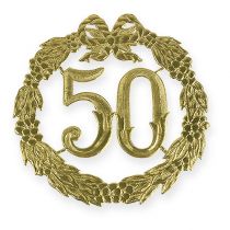 Aniversario número 50 en oro