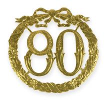 Artículo Aniversario número 80 en oro
