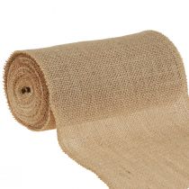 Artículo Cinta de yute camino de mesa rústico natural cinta de mesa de yute 20cm 9m