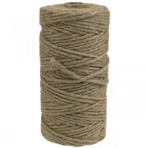 Cordón de yute natural, fibra natural, cordón decorativo Ø4mm 100m
