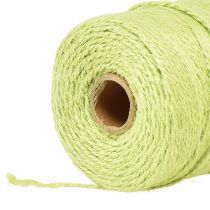 Artículo Cinta de yute cinta decorativa yute cordón de yute verde Ø2mm 200m
