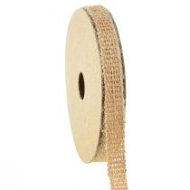 Cinta de yute cinta decorativa bronce cinta natural tejida 12mm 10m