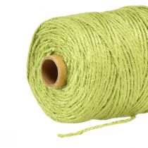 Artículo Cinta de yute verde claro cordón de yute cinta yute verde Ø3mm 200m