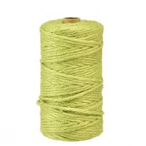 Cinta de yute cordón de yute cinta decorativa yute verde Ø4mm 100m