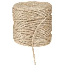 Artículo Hilo de yute, cordón de yute, rollo natural de 3 mm con 100 m × 2 piezas