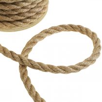 Cordón de yute Cordón de yute natural cordón decorativo fibra natural Ø7mm 5m