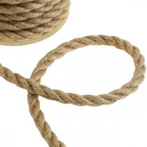 Artículo Cordón de yute Cordón de yute natural cordón decorativo fibra natural Ø7mm 5m