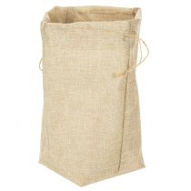Artículo Bolsa de yute de 13,5 × 11 cm y 25 cm de alto.