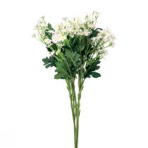 Artículo Flores de pradera artificiales de manzanilla blanca 58 cm 4 piezas