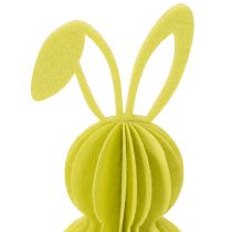 Artículo Figura decorativa de conejo de fieltro para decoración de primavera, 20cm, 4 piezas