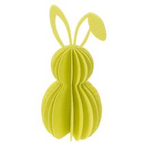 Artículo Figura decorativa de conejo de fieltro para decoración de primavera, 20cm, 4 piezas