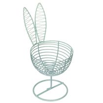 Artículo Conejo de alambre como objeto decorativo abierto para ideas modernas de primavera y Pascua, 16 cm, 3 piezas