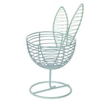 Artículo Conejo de alambre como objeto decorativo abierto para ideas modernas de primavera y Pascua, 16 cm, 3 piezas
