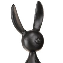 Artículo Taburete Edge conejito Conejito de Pascua metal negro 12×11×34cm