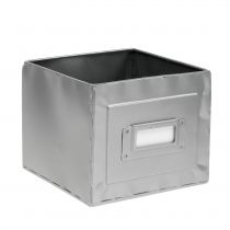 Caja de metal con escudo 11.8cm x 11.8cm x 10.3cm