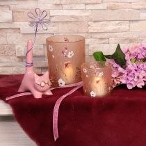 Artículo Figura decorativa de gato, ideal para dormitorio y baño, 14 cm, 2 piezas