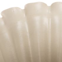Artículo Cuenco, copa, cáliz floral, decoración color crema, 9 cm