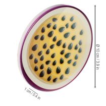 Artículo Posavasos de frutas, diseño de frutas, decoración de mesa, cocina y sala de estar, 10 cm, 6 piezas