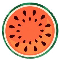 Artículo Posavasos de frutas, diseño de frutas, decoración de mesa, cocina y sala de estar, 10 cm, 6 piezas