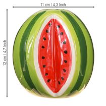 Artículo Jarrón de cerámica sandía jarrón decorativo cerámica H12cm