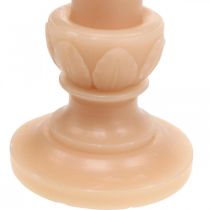 Vela Deco Varilla Salmón Vela Nostálgica Decoración Cera Un Color 25cm