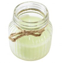 Artículo Vela perfumada en vaso citronela corcho verde manzana Al. 11,5 cm