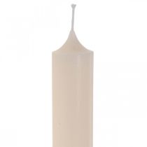 Vela mesa larga vela barra vela crema Ø3cm H29cm