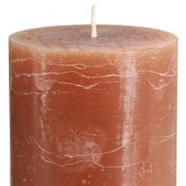 Artículo Velas velas de pilar teñidas de caramelo 85×150mm 2 piezas