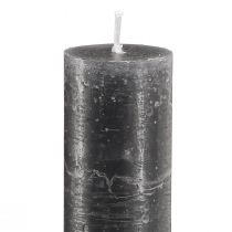 Artículo Velas en antracita velas de palo lisas 34x300 4 piezas