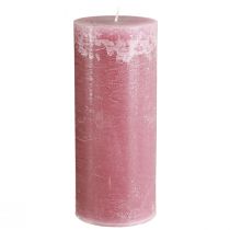 Artículo Velas en pilar rosa velas rosa viejo 85×200mm 2 piezas