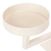 Artículo Candelabro moderno con cuatro platos para velas, 47 cm.