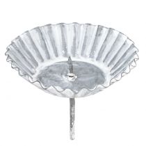 Artículo Portavelas para horno gris Ø8,5cm H7,5cm 4uds