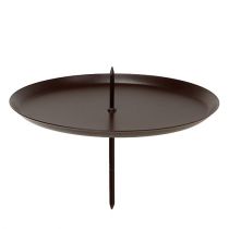 Artículo Portavelas marrón Ø10cm 4 piezas