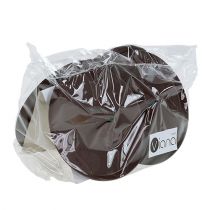Artículo Portavelas marrón Ø10cm 4 piezas