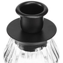 Artículo Portavelas de cristal para velas de palo árbol de Navidad 13,5cm 2uds