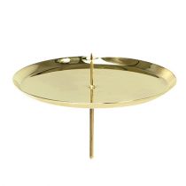 Artículo Portavelas oro Ø10cm 4 piezas