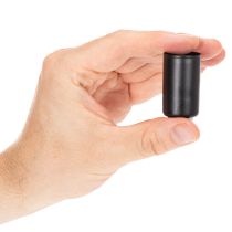 Artículo Portavelas magnético redondo, negro mate, para velas cónicas de 25 mm, 4 unidades.