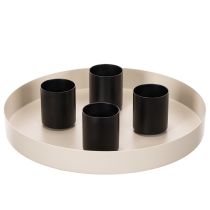 Artículo Portavelas magnético, acabado mate, 4 cm, 4 unidades