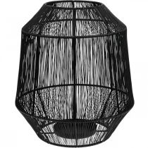 Candelabro Black Deco Lantern Cesta de alambre Ø24cm H28cm