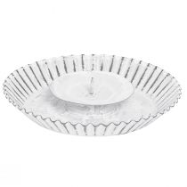 Artículo Portavelas molde para tartas de metal blanco Shabby Chic Ø15cm