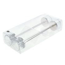 Artículo Portavelas con vaso en el palo 4 piezas