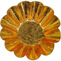 Artículo Portavelas de Navidad, decoración navideña, molde para hornear negro dorado, Ø12 cm, 2 unidades