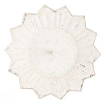 Artículo Portavelas enchufable 11x8cm crema 4ud