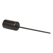 Artículo Portavelas corona de Adviento portavelas negro 2,2×4cm 4 piezas