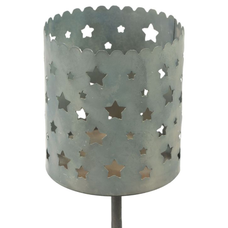 Portavelas para pegar corona de Adviento Ø6,5cm H14cm 4ud
