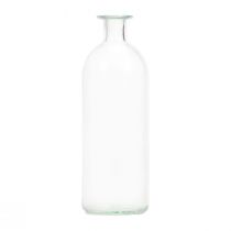 Artículo Portavelas botellas decorativas mini jarrones vidrio transparente H19,5cm 6 piezas