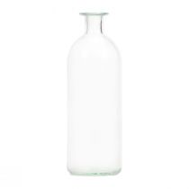 Artículo Portavelas botellas decorativas mini jarrones vidrio transparente Al. 19,5 cm 6 piezas