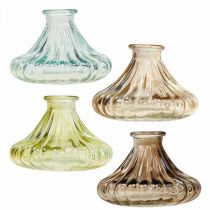 Candelabro de vidrio Candelabro de vidrio Ø10.5cm H7cm 4pcs
