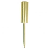 Artículo Portavelas para velas de palo estrecho dorado Ø2,2cm H15cm 4ud